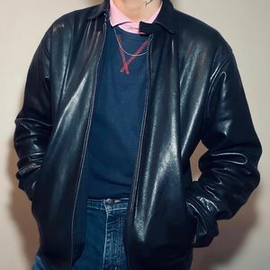 Polo - Ralph Lauren: (black) Leather jacket